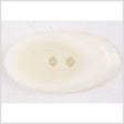 Oval Plastic 2-Hole Button - Ivory