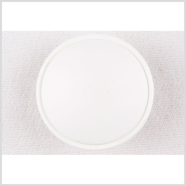 White Plastic Button - 44L/28mm