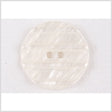 Plastic 2-Hole Button - 28L/18mm - Ivory Shimmer and Translucent Stripes