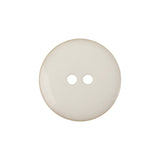Ivory Iridescent 2-Hole Plastic Button - 34L/21.5mm