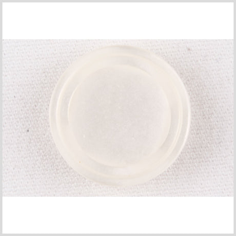 White Plastic Button - 40L/25.5mm