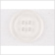 Clear White Plastic Button - 40L/25.5mm