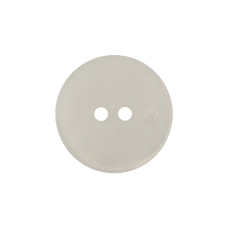 Ivory Iridescent 2-Hole Smooth Top Plastic Button - 33L/21mm