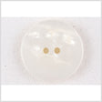 Plastic 2-Hole Button - 36L/23mm - Ivory Shimmer Flat
