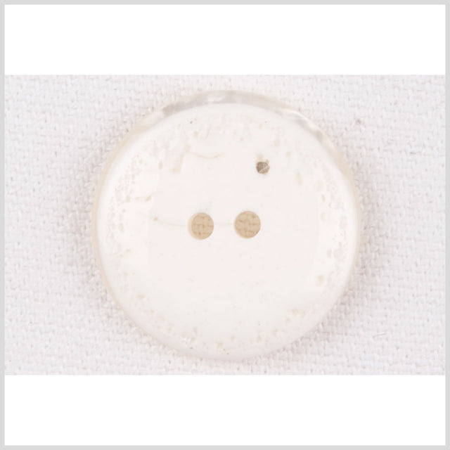 Plastic 2-Hole Button - 36L/23mm - Ivory Distressed Textured