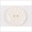 Plastic 2-Hole Button - 40L/25.5mm - Ivory Reptile Scales Embossed