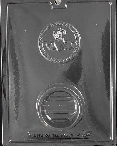 Claddagh Pour Box Chocolate Mold - LPP025