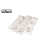 Silikomart "Rosa 145" Flexible Baking and Freezing Rose Mold, 4.90 oz, 6 cavities