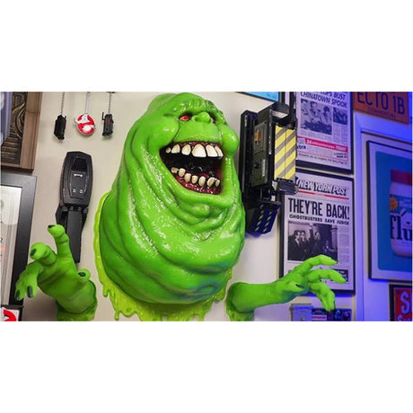 Ghostbusters Slimer Wallbreaker Light Up Hanging Wall Prop