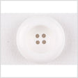 White Plastic Button - 38L/24mm