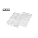 Silikomart "Tourbillon28" Swirl Disc Silicone Mold, 0.94 oz, 6 cavities