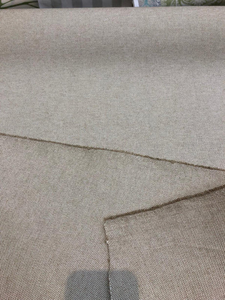Linen Symphony Linen Cotton Fabric - Beige, Heavy Canvas Upholstery, 60" Width (1 Yard)