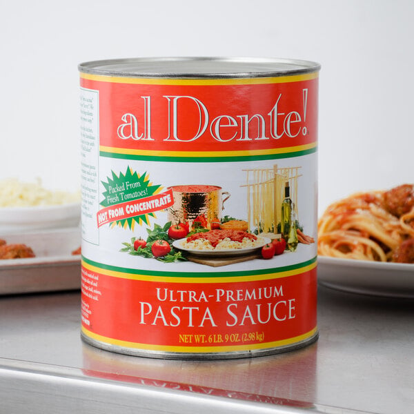 Stanislaus #10 Can Al Dente Ultra-Premium Pasta Sauce - 6/Case