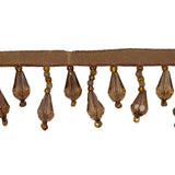 Chocolate Beaded Fringe