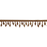 Chocolate Beaded Fringe