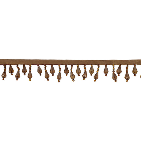 Chocolate Beaded Fringe