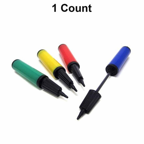 Balloon Pump Assorted Colors