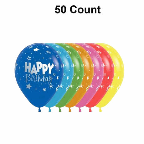 Fantasy Assorted Birthday Balloons 11 Inch