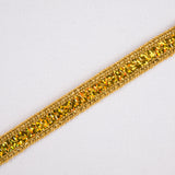 Gold Fancy Sequin Trim - 0.5"