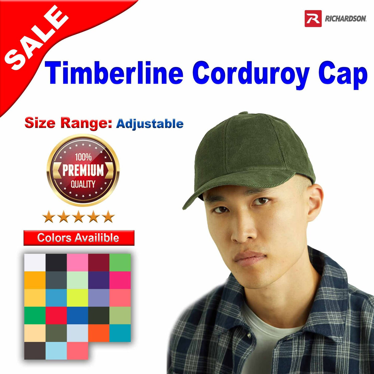 Richardson® Timberline Corduroy Cap
