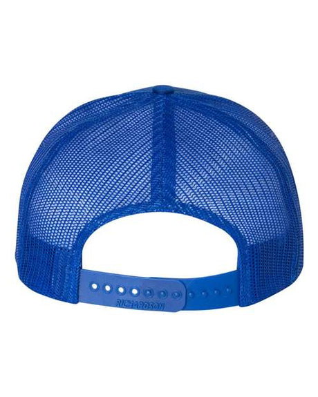 Richardson five-panel printed mesh trucker cap