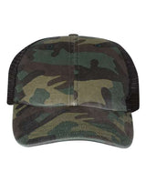 Richardson® Garment Washed Printed Trucker Cap