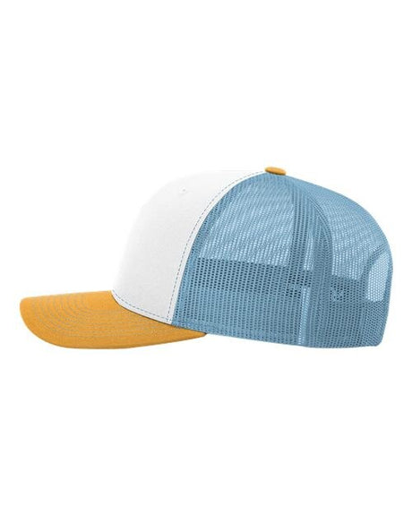 Richardson five-panel printed mesh trucker cap