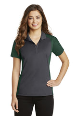 Sport-Tek® Women's Colorblock Micropique Sport-Wick Polo Stylish Moisture Wicking