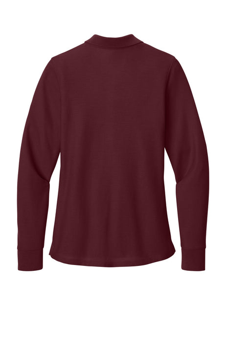 Port Authority® Womens Wearever Signature Pique Long Sleeve Polo Durable Comfortable Shirt