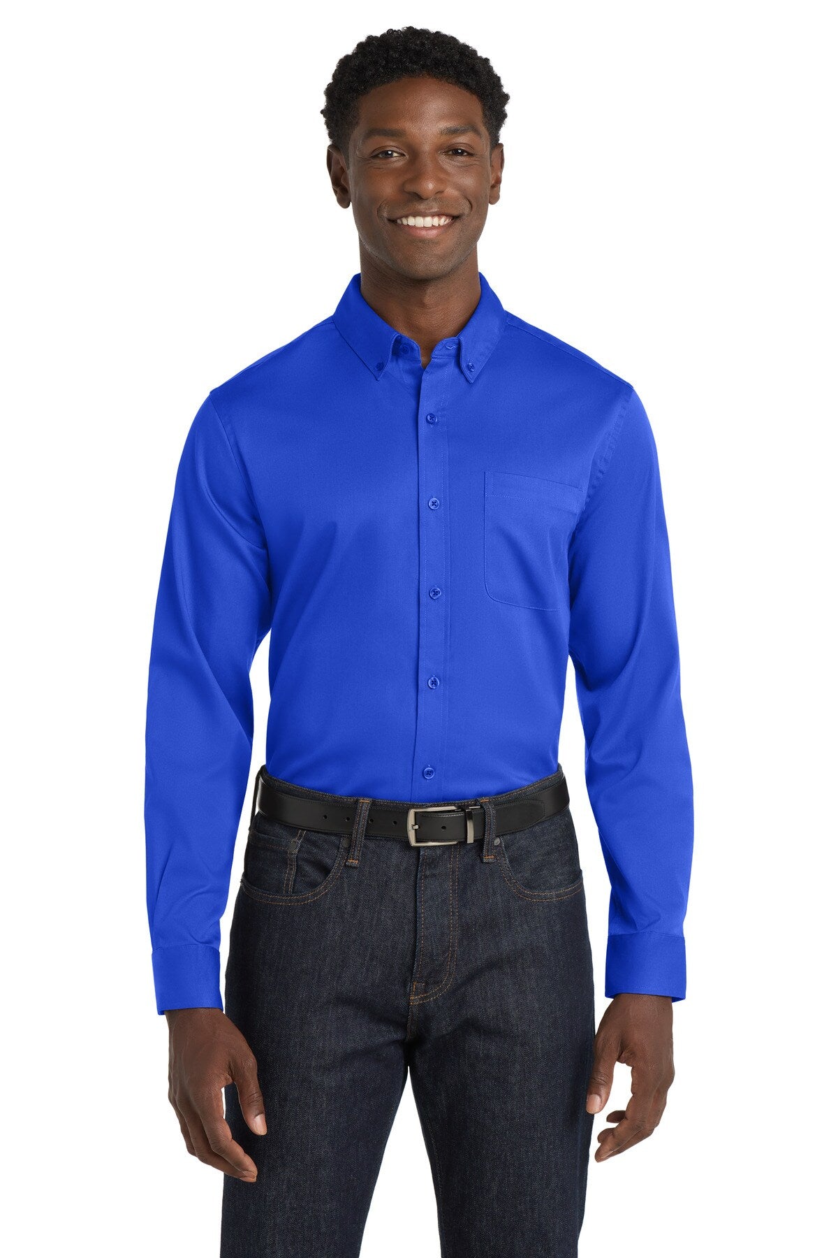 Port Authority® Long Sleeve SuperPro React Twill Shirt