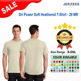 JERZEES® Dri Power Soft Heathered Crewneck Short Sleeve T-Shirt