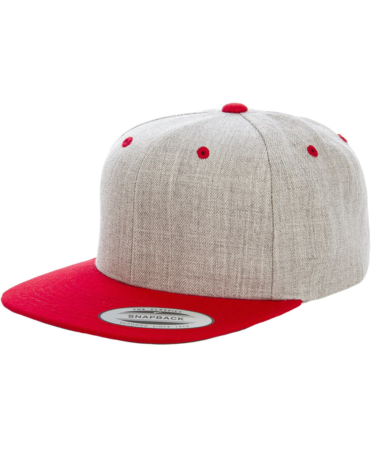 YP Classics® Flat Visor Classic Two-Tone Snapback Cap