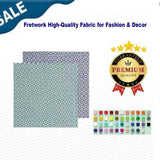 Fretwork High-Quality Fabric for Fashion & Decor