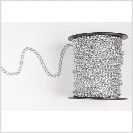 3/16" Silver Aluminum Metal Chain