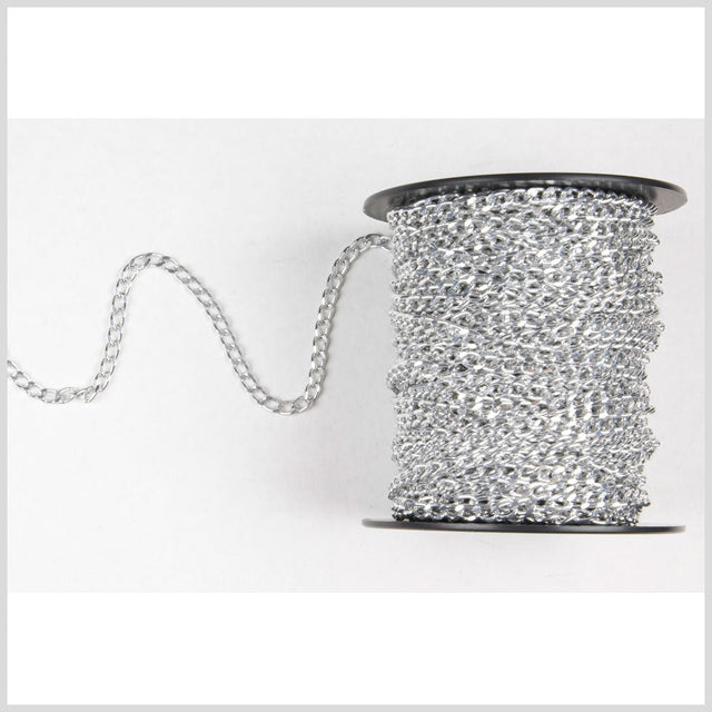 3/16" Silver Aluminum Metal Chain