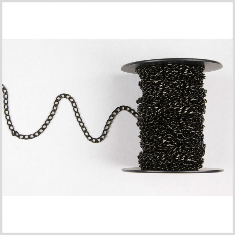 Black Aluminum Metal Chain - 3/16"