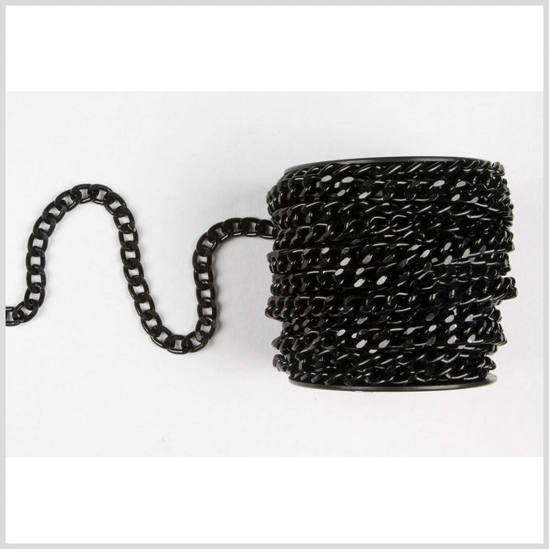 3/8" Black Aluminum Metal Chain