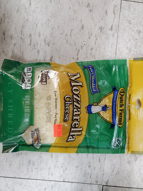 Mozzarella Cheese 8 Oz