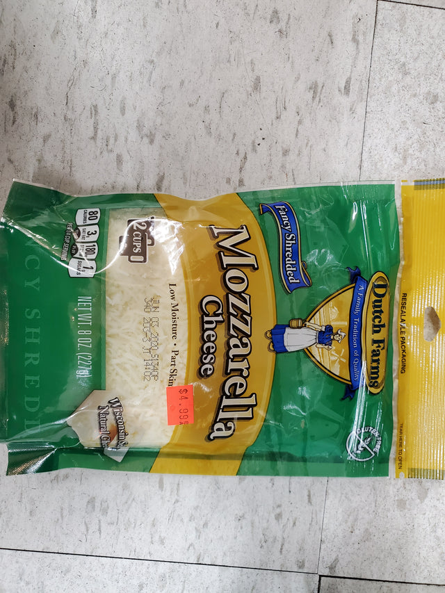 Mozzarella Cheese 8 Oz