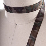 3 Yards 5/8" Army Green Camouflage Fold Over Elastic Stretch Trim for Face Masks