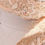2 yards Light Peach Stretch Lace Trim 1" Floral Elastic Ribbon for Sewing, Lingerie & Craft Projects