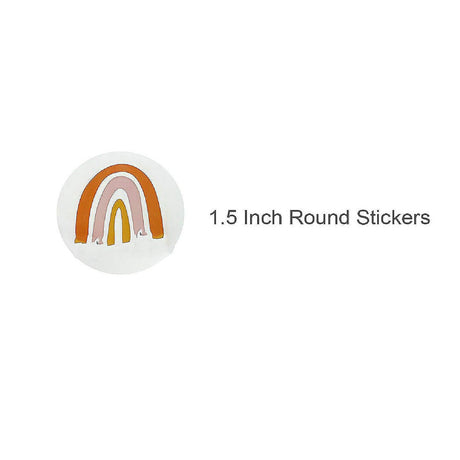 500 Pieces Wrapables Happy Mail Thank You Stickers Roll 1.5 Inch