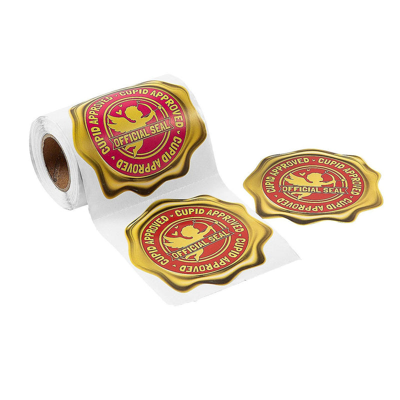 Official Cupid Seal Sticker Roll 100 Pieces