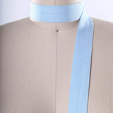 3 Yards 7/8" Baby Light Blue Fold Over Bias Elastic Trim