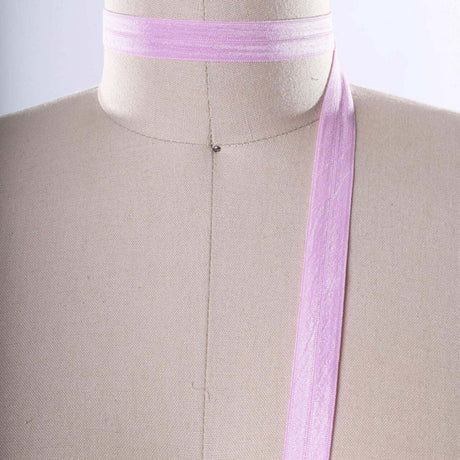 3 Yards 5/8" Baby Pink Soft Material Fold Over Elastic Trim for DIY Face Masks