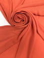 Orange Polyester Crepe