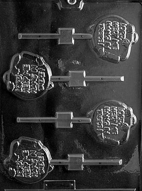 "Lord Help Me Hang In There" Lolly Chocolate Mold - LPR019