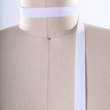 2 Yards Bright White Velvet Ribbon Trim Soft Velour Tape for Jewelry & Garment Finishing