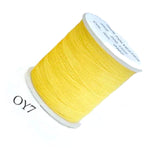 200 Yards Small Spool Polyester Thread Orange or Yellow for Home and Craft Use