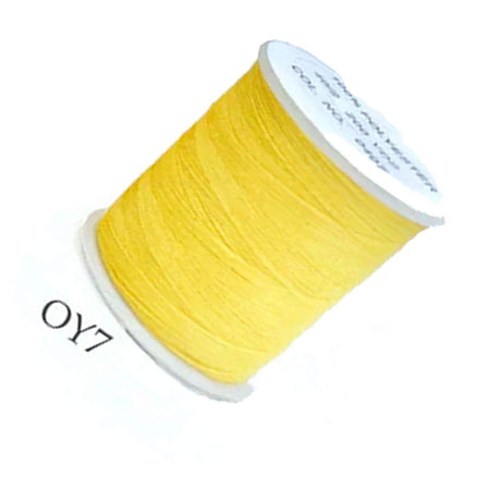 200 Yards Small Spool Polyester Thread Orange or Yellow for Home and Craft Use